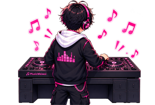 卓を操作している裏方のTAKU